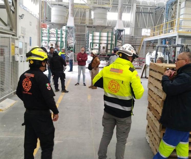 Alarma explosión en empresa de fundición Alarma explosión en empresa de fundición