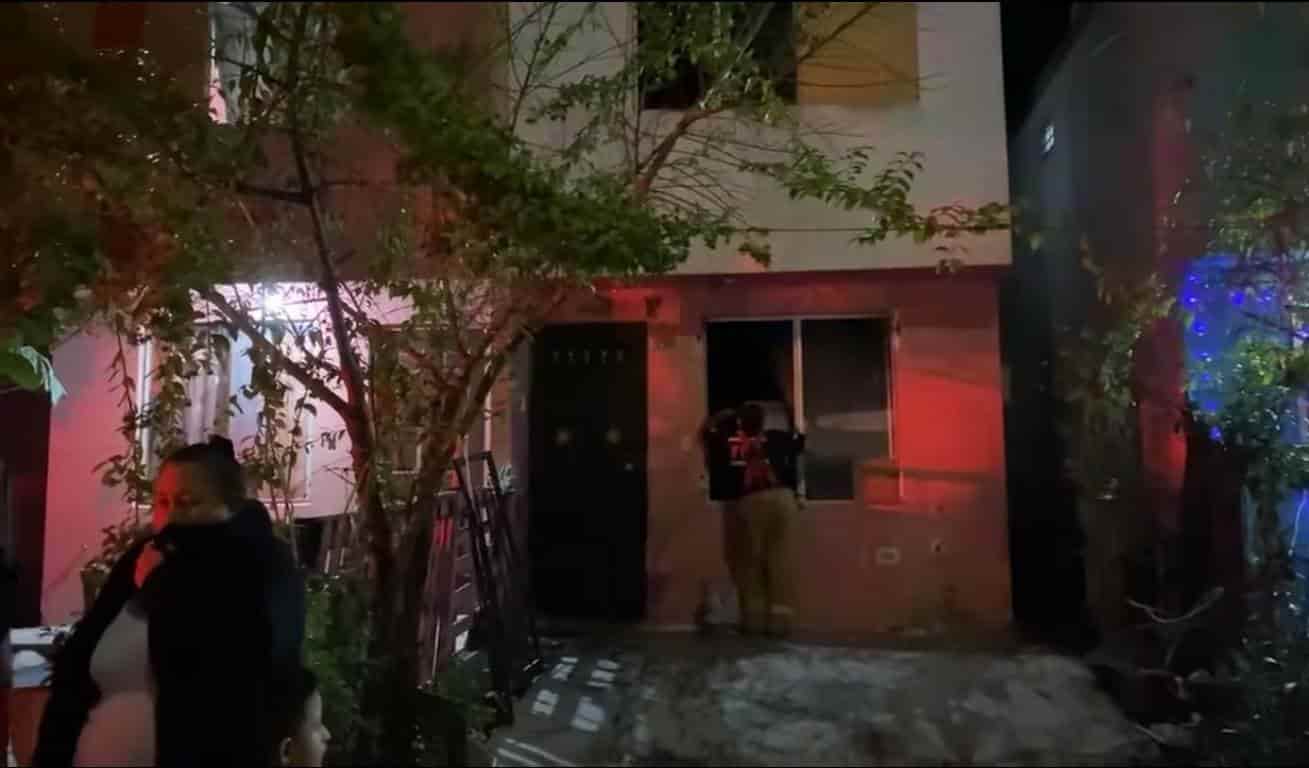 Una intensa movilización policiaca, se registró en el municipio de Cadereyta, al reportarse el incendio de una vivienda.