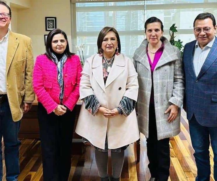 Xóchitl se reúne con magistrados