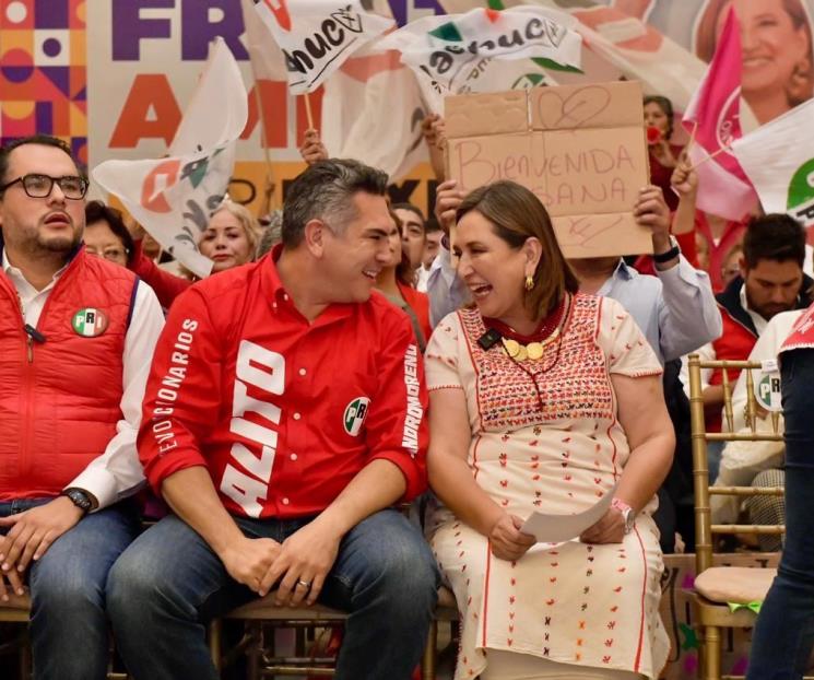 Promete Alito que el PRI respaldará con todo a Xóchitl en 2024