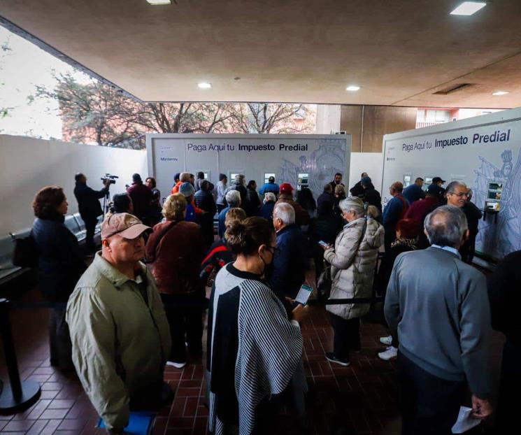 Califican de exitoso primer día de recaudación del predial