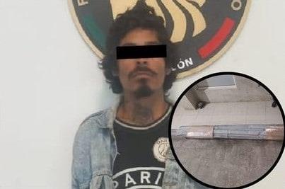 Roba en casa y lo detienen