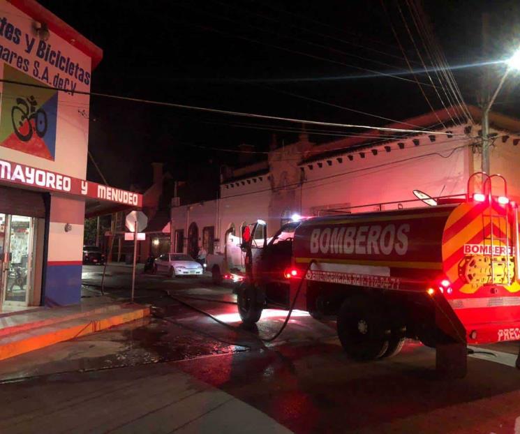 Se incendia negocio de bicicletas