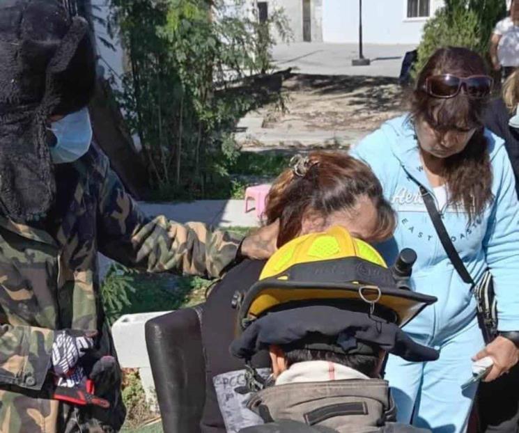 Provoca flamazo incendio en casa de García, rescatan a mujer
