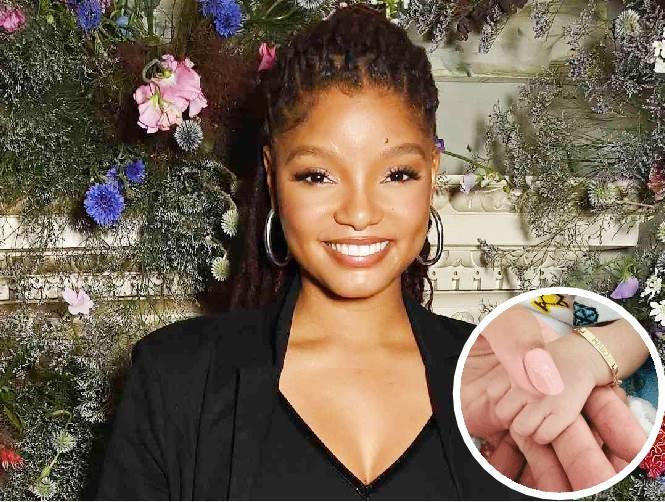 Da la bienvenida Halle Bailey a su primer hijo