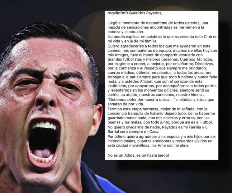 Se despide Funes Mori de la afición rayada
