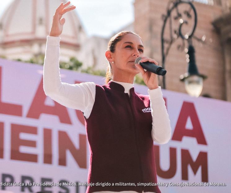 Mientras PAN siga gobernando no habrá paz para Guanajuato: Sheinbaum