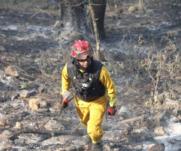 Continúan labores contra incendio en la Sierra de Iturbide Continúan labores contra incendio en la Sierra de Iturbide