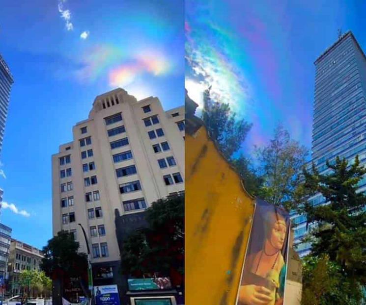 Cómo se produce el Arcoíris de fuego en CDMX