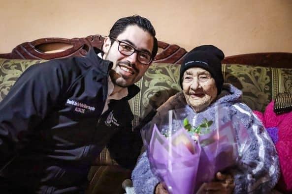 Felicita David a mujer más longeva de Santiago