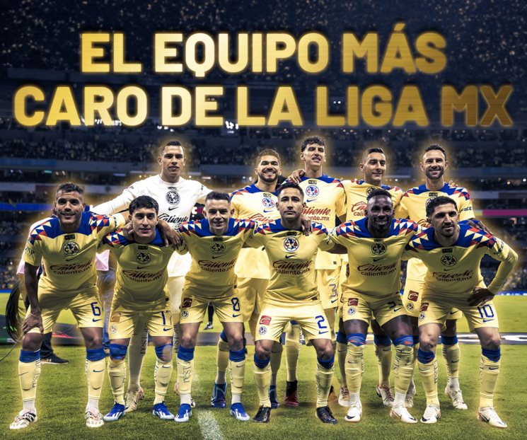 Ni Tigres, ni Rayados, América es el equipo más caro de la Liga MX