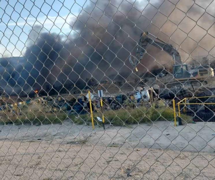 Alarma explosión de fábrica