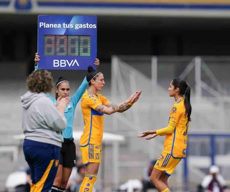 Golea Tigres Femenil a Pumas en el debut de Jennifer Hermoso