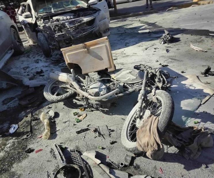Era trabajador de AyD motociclista que sufrió quemaduras en Escobedo