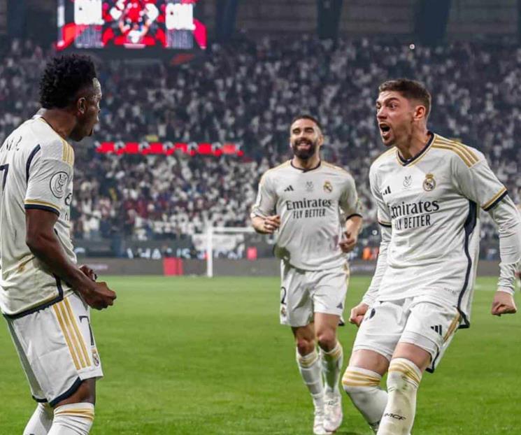 Golea Real Madrid a Barcelona y se corona en la Supercopa de España