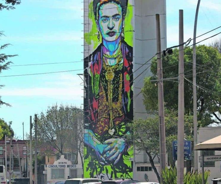 Inaugura Metepec mural de Frida Kahlo