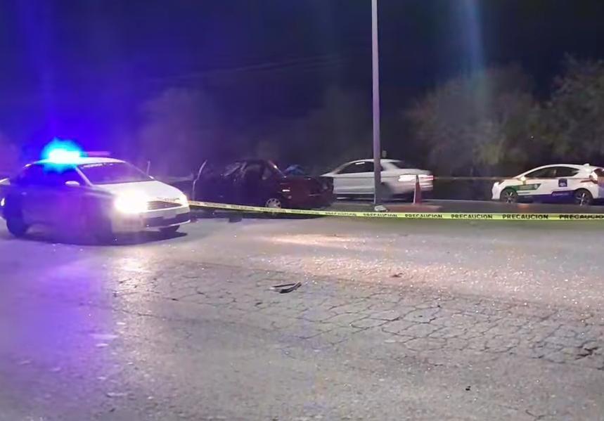 Deja choque una mujer muerta y dos menores heridas en Cadereyta
