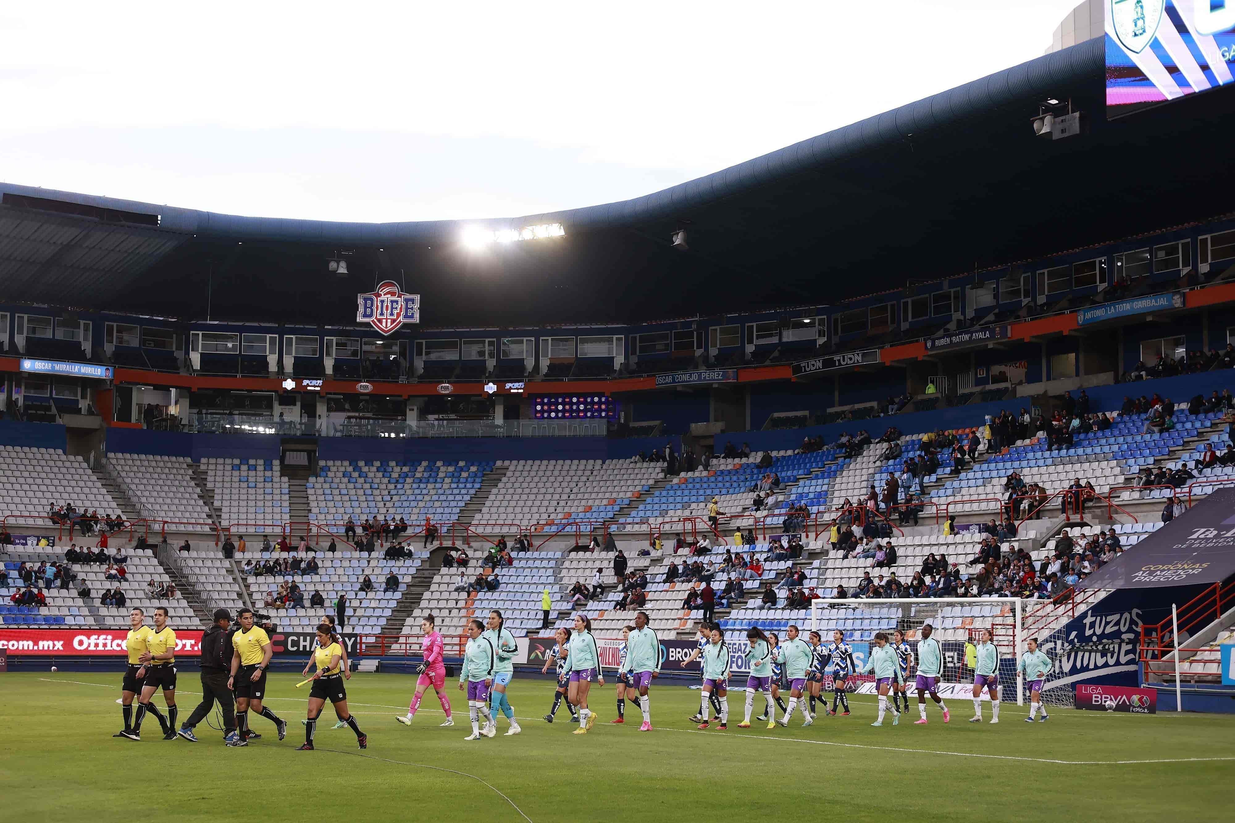 Estadio Hidalgo.