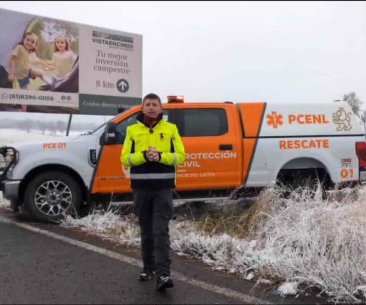 Montan operativo en carreteras por el frío