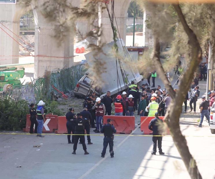 Cae dovela del Tren Interurbano México-Toluca