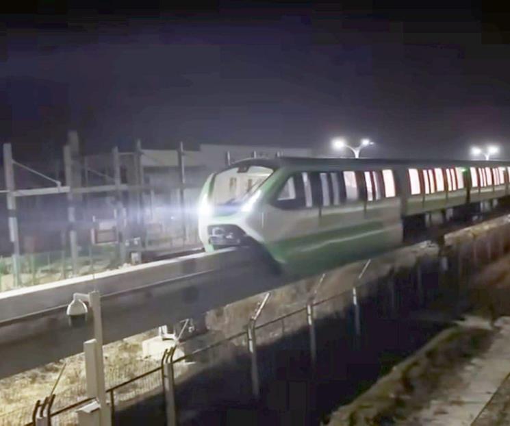 Comienzan pruebas de monorriel en China