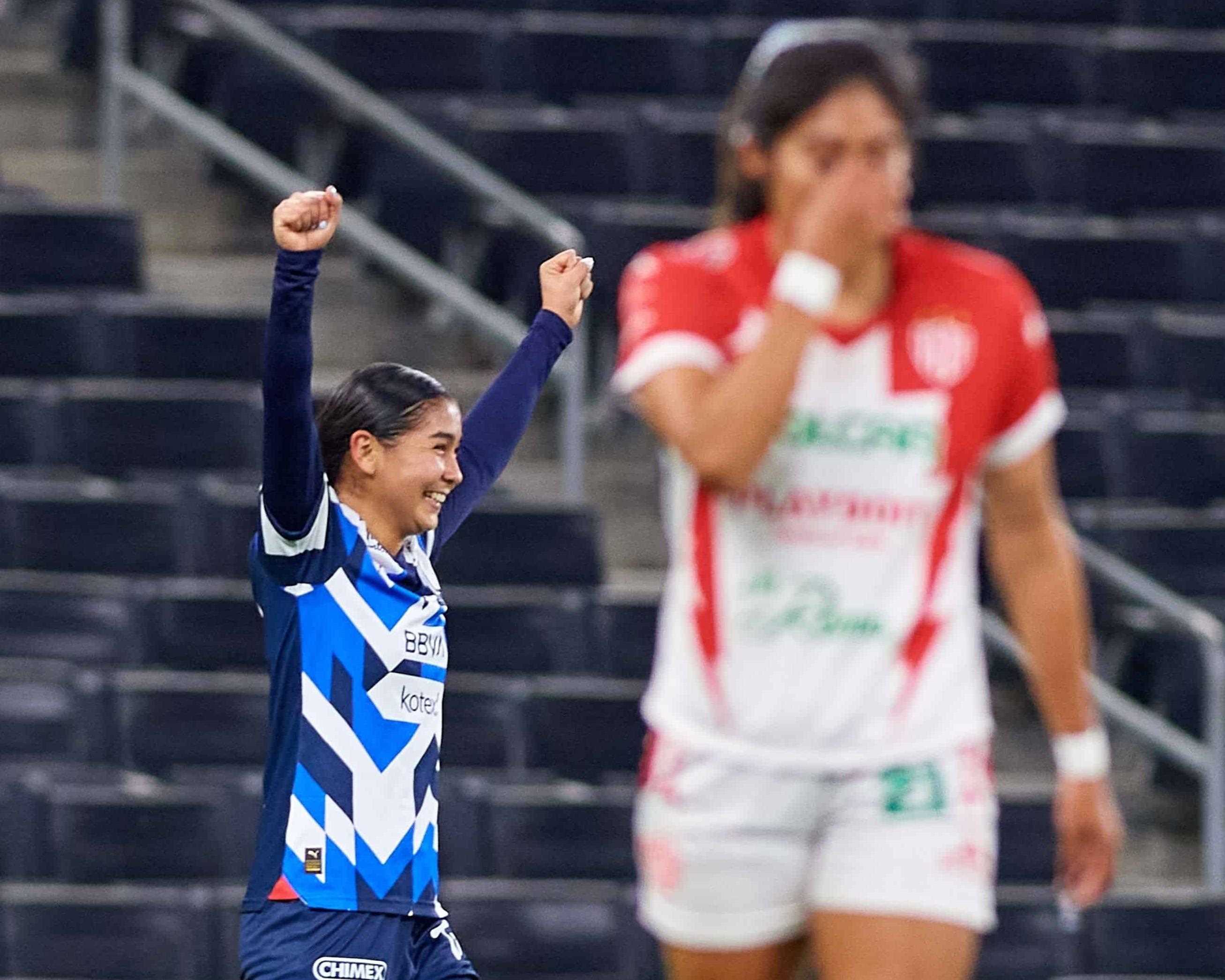 Nicole Pérez  hace el 3-0.