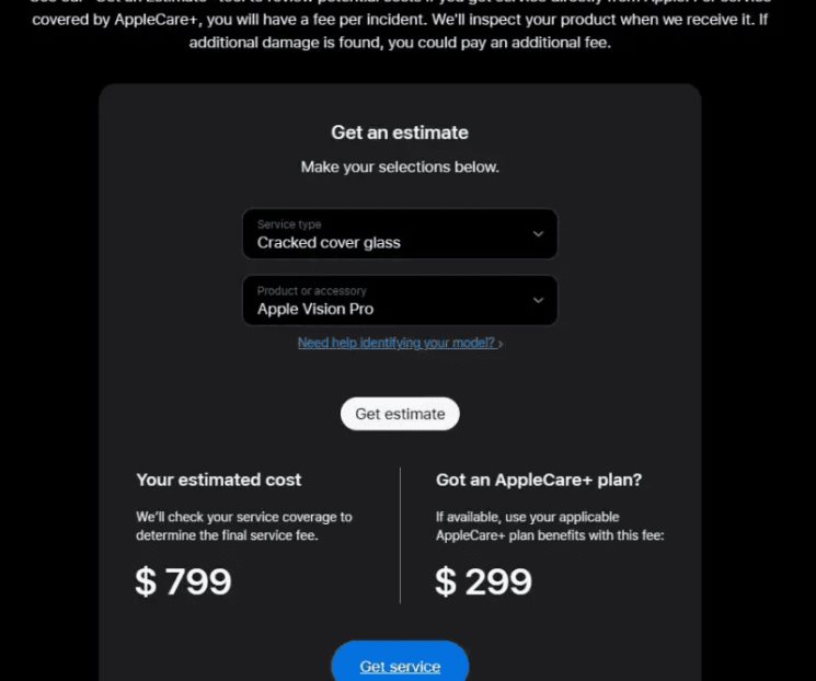 Reparar la Apple Vision Pro costaría casi lo mismo que comprar otras Reparar la Apple Vision Pro costaría casi lo mismo que comprar otras