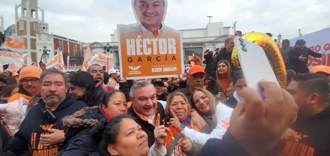 Cierran precampaña de MC en Guadalupe