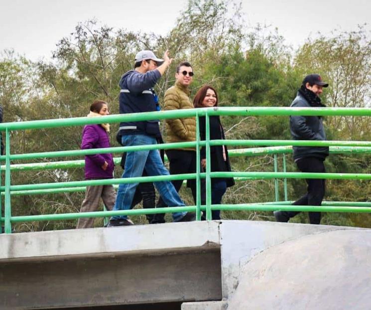 Supervisa alcalde regio avance de Parque Lago Supervisa alcalde regio avance de Parque Lago