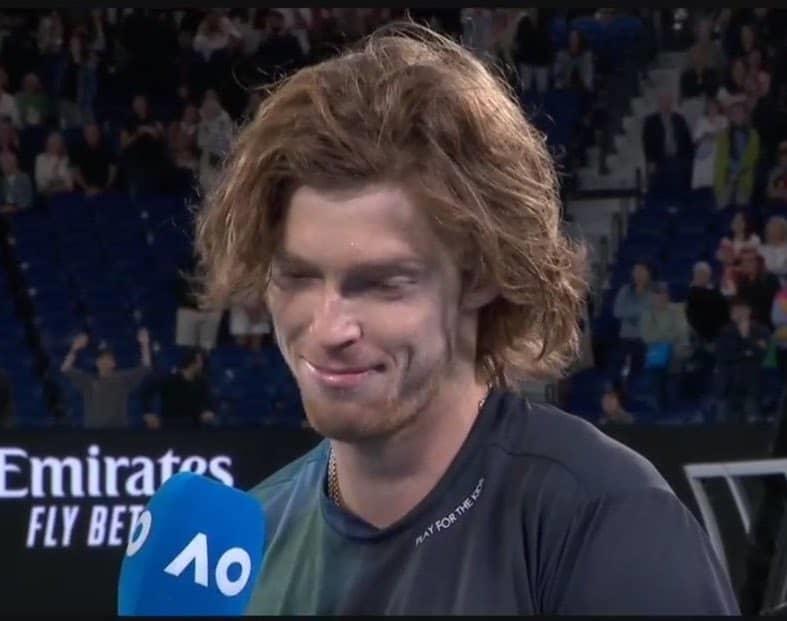 Avanza Rublev a los cuartos de final en el Abierto de Australia