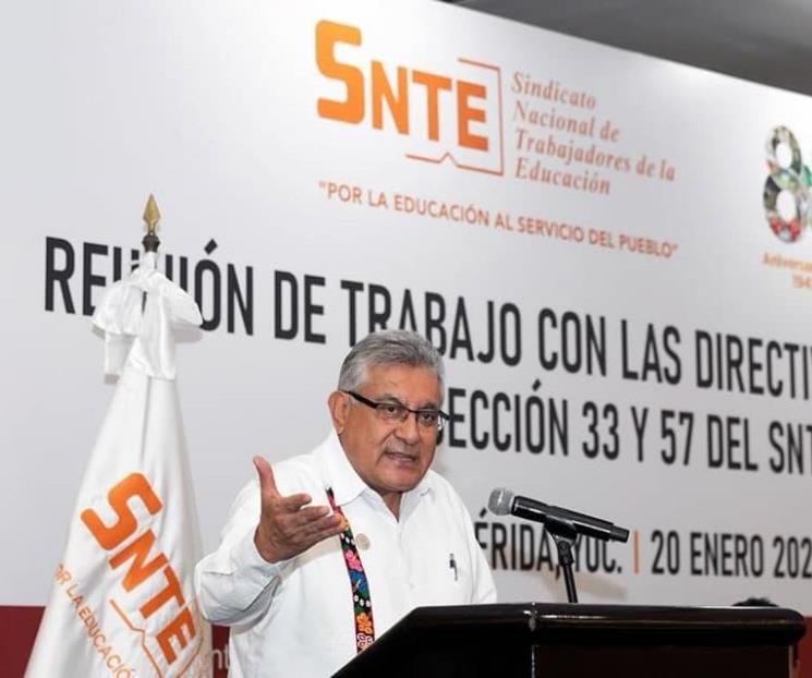 Centra SNTE su demanda para el 2024 en el aumento salarial