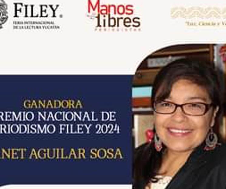 Yanet Aguilar gana Premio FILEY 2024