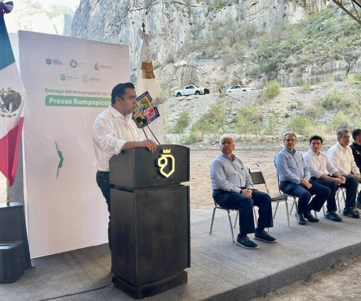 Asegura Nava que ayudarán mucho las dos nuevas presas rompepicos