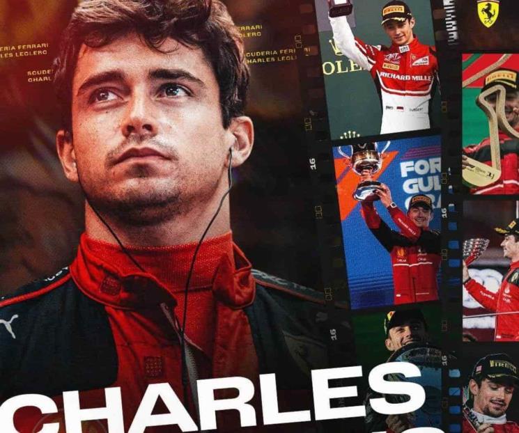 Renueva Ferrari a Charles Leclerc