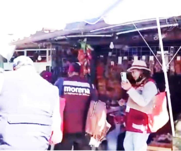 Acusa alcaldesa actos anticipados de campaña de Morena