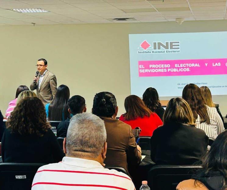 Capacita INE a trabajadores estatales Capacita INE a trabajadores estatales