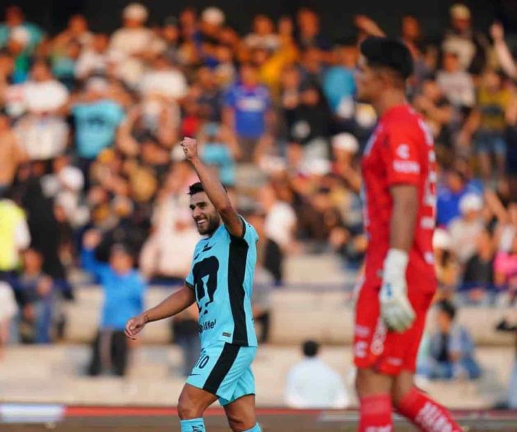 Supera Pumas a Pachuca en el Olímpico Universitario