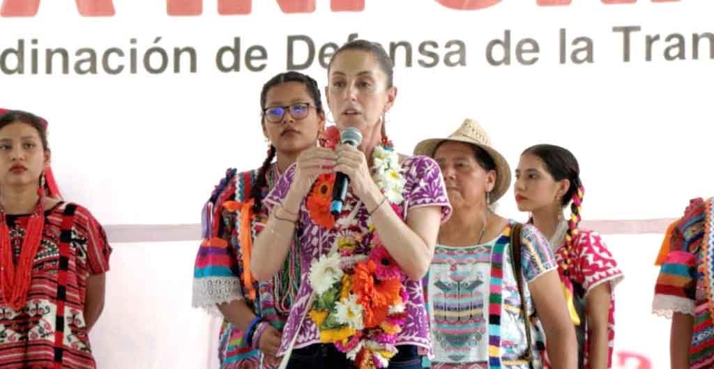 Sheinbaum presume programas sociales de AMLO