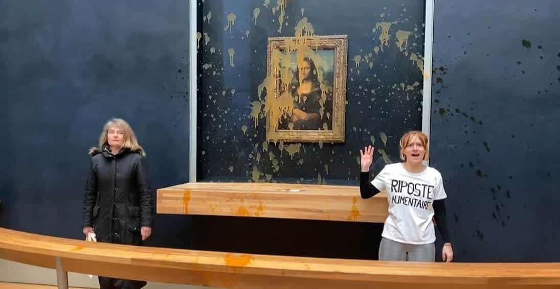 Respuesta Alimentaria, colectivo que lanzó sopa a la Mona Lisa