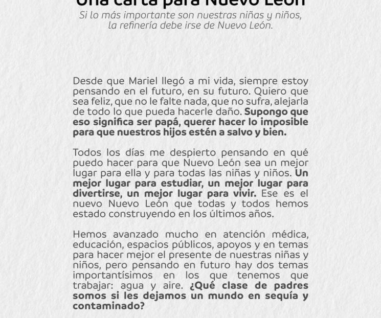 Ve Samuel necesaria una reubicación