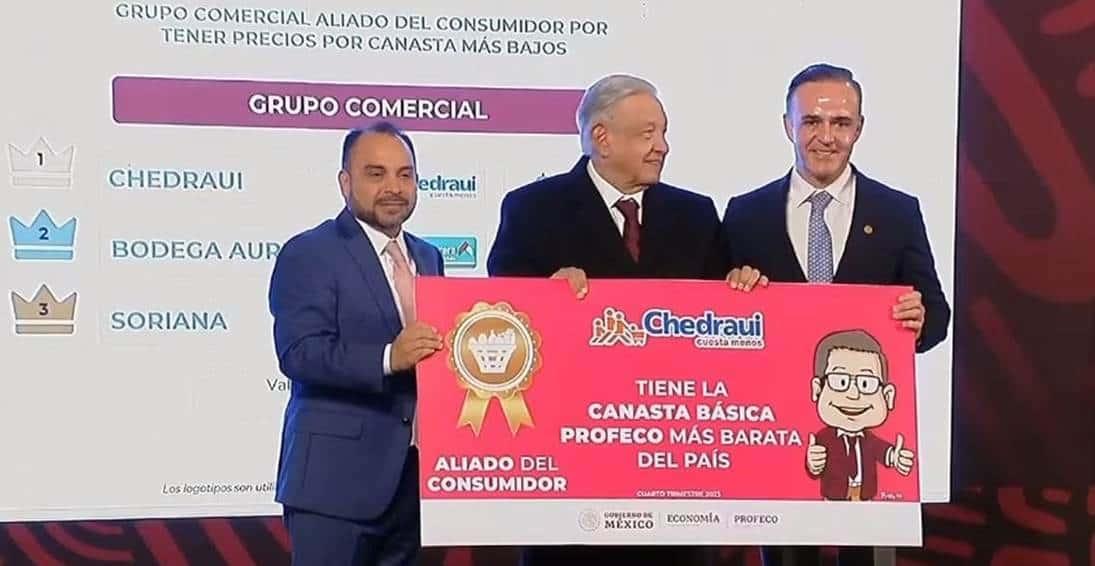 Profeco reconoce a Chedraui por ofrecer precios más bajos