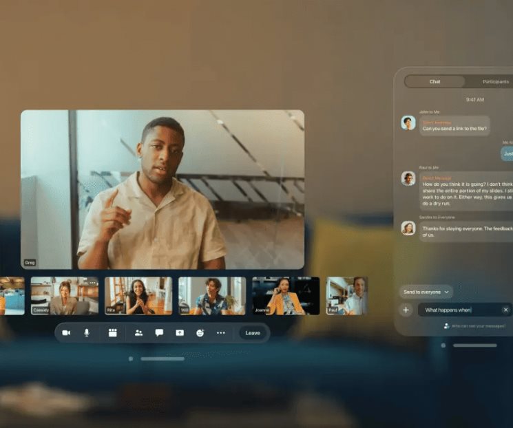 Zoom para Apple Vision Pro promete videollamadas más inmersivas