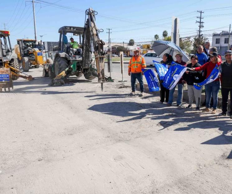 Arranca reconstrucción de avenida López Mateos en SN
