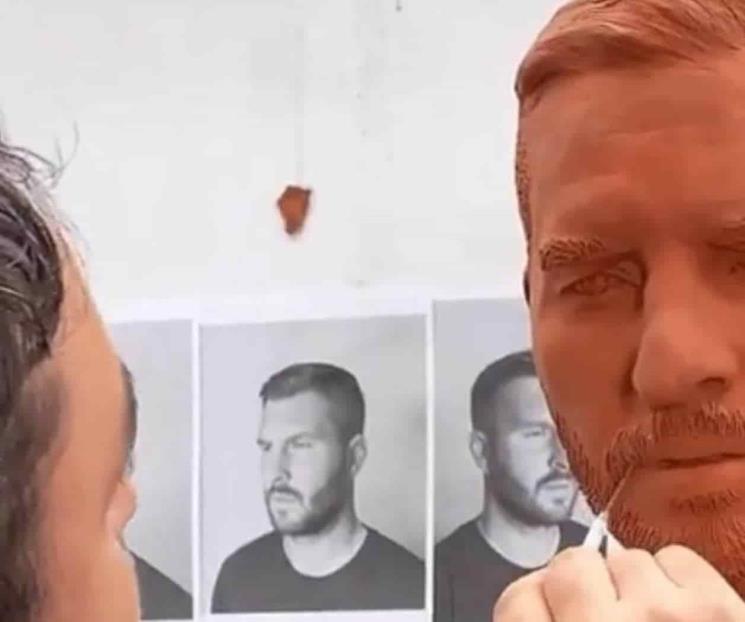 Queda lista estatua de Gignac. en espera para anunciarse