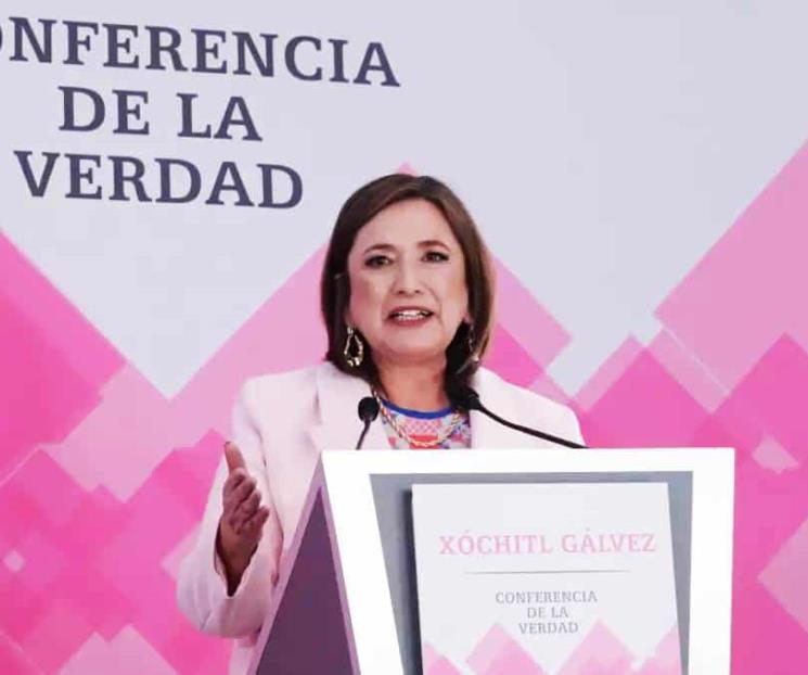 Debe demostrar AMLO  el financiado ilícito: Xóchitl