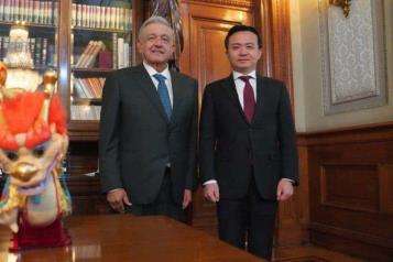 Se re&uacute;ne AMLO con el embajador de China