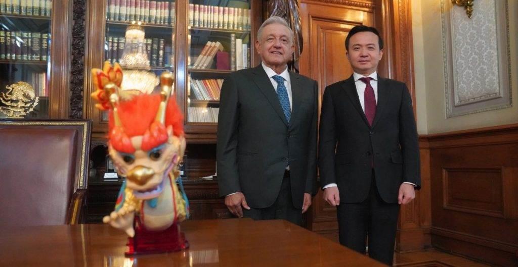 Se reúne AMLO con el embajador de China Se reúne AMLO con el embajador de China