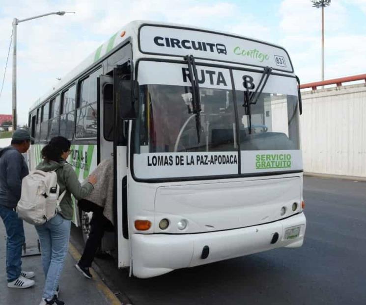 Amplía Apodaca el programa de transporte ‘Circuito Contigo’