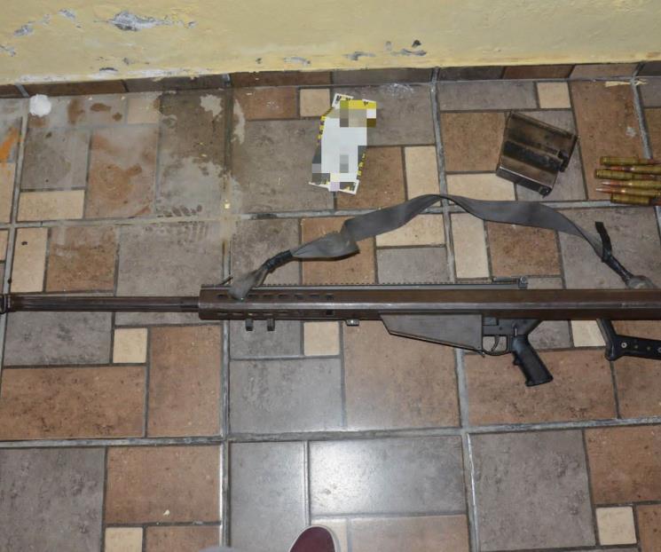 Aseguran armas y vehículos tras cateo en China