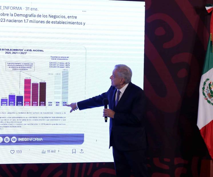 Bajo la 4T, a todos los sectores les ha ido bien: AMLO